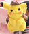28cm Pikachu Plush Toy Stuffed Toy Detective Pikachu Japan Anime Plush Toys For Children